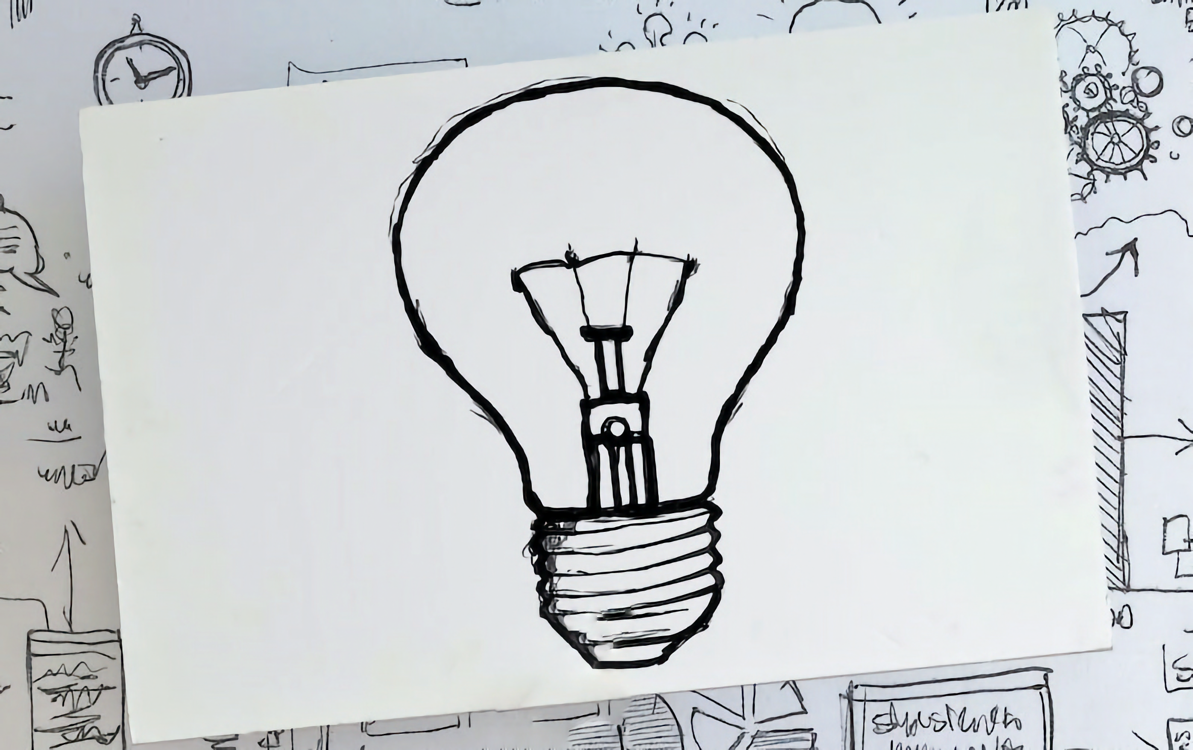 picture of a light bulb drawing